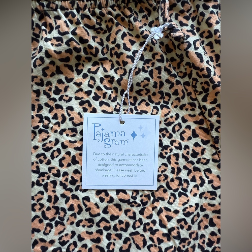 Pajamagram Animal Leopard Print Pajama Lounge Pants Size S NWT - Picture 3 of 4